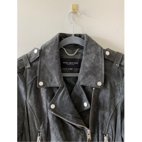 SUEDE LEATHER JACKET - Picture 1 of 4